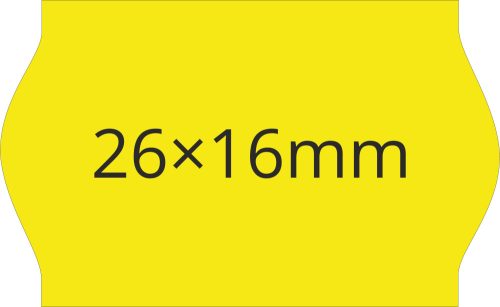 26x16mm citrom ORIGINAL árazócímke